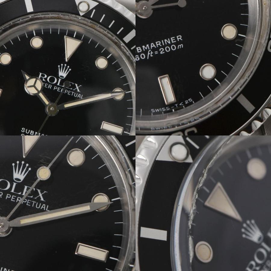 ROLEX ロレックス サブマリーナ 5513 メンズ SS 腕時計 自動巻き 黒文字盤 ABランク 中古 銀蔵｜ginzo1116｜08