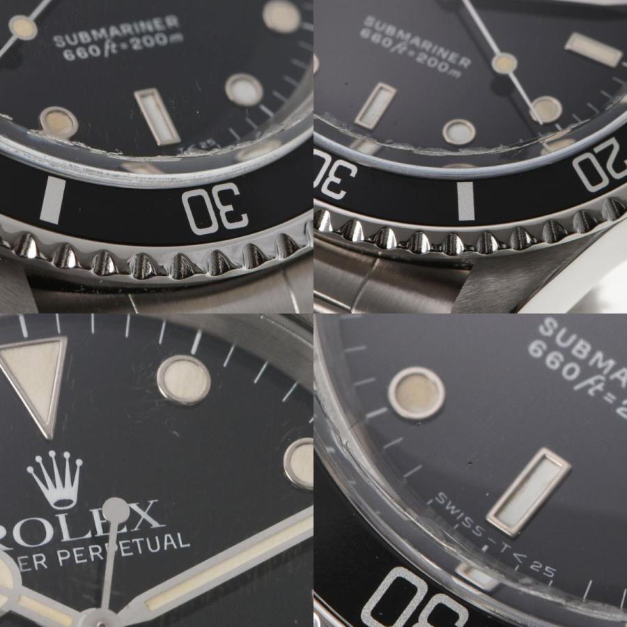 ROLEX ロレックス サブマリーナ 5513 メンズ SS 腕時計 自動巻き 黒文字盤 ABランク 中古 銀蔵｜ginzo1116｜09